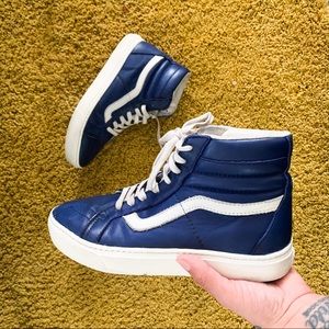 Hi Top Vans Blue